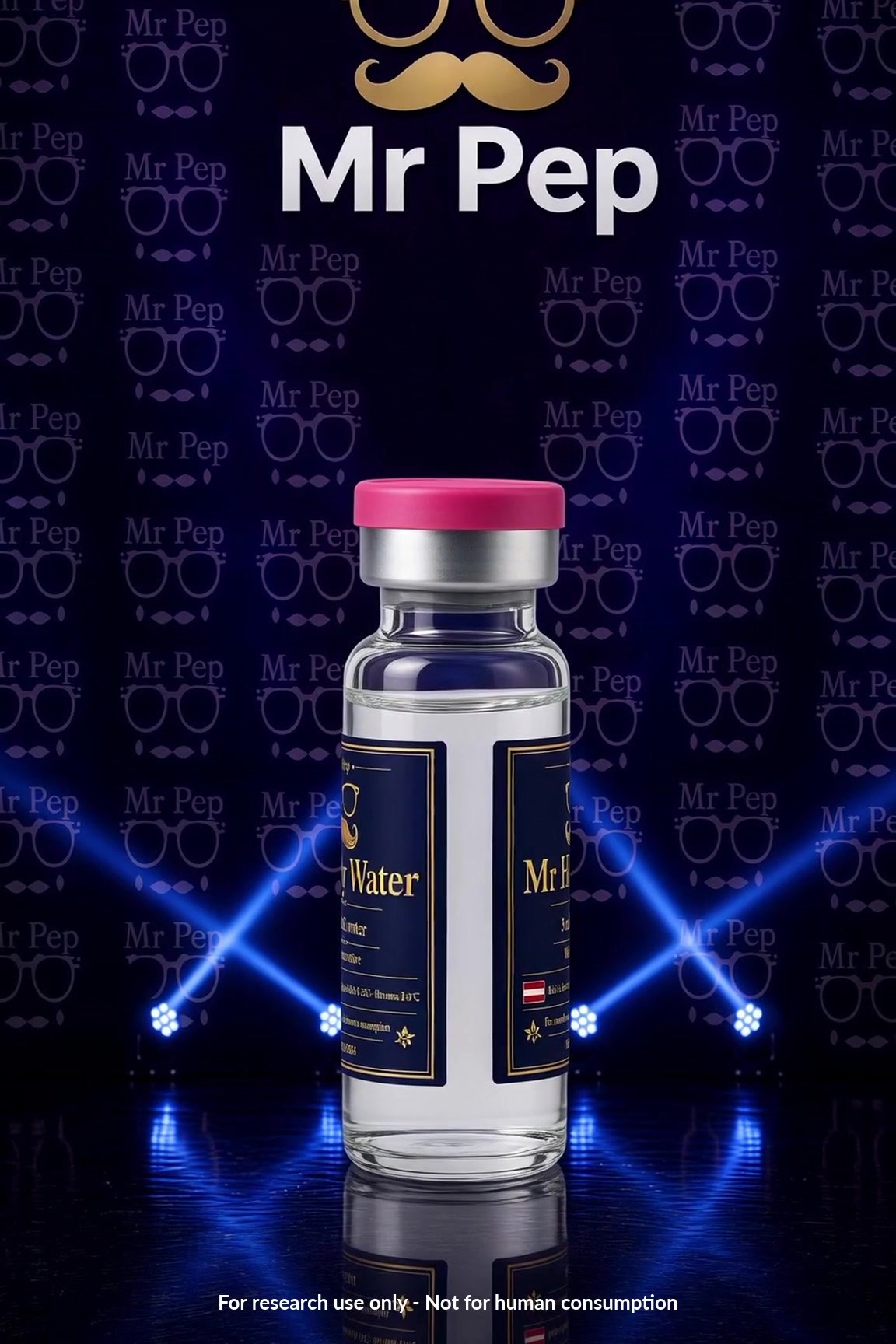 Mr Pep Secret Water packaging